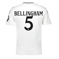 Fotbalové Dres Real Madrid Jude Bellingham #5 Domácí 2024-25 Krátký Rukáv